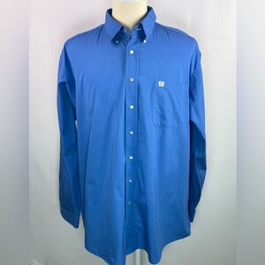 Cinch Men's Classic Blue Button-Down Shirt